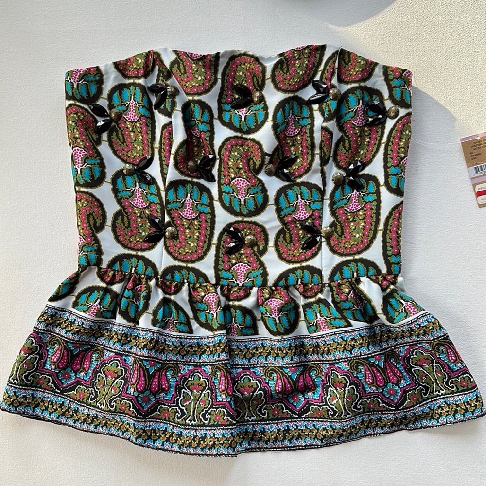 Rachel Roy Paisley Peplum